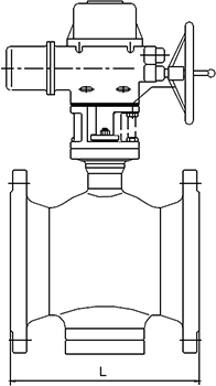 電動偏心半球閥結(jié)構(gòu)圖